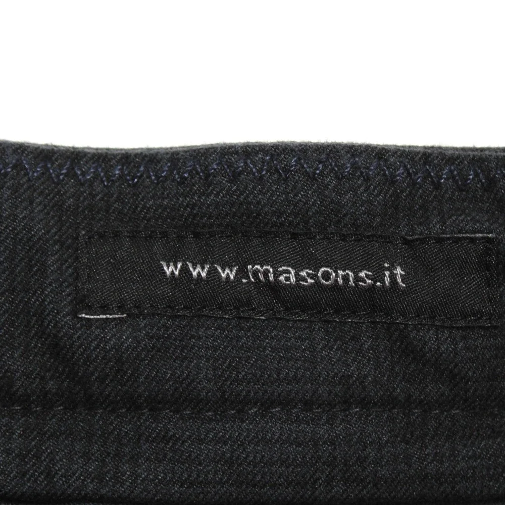 Mason's NWT Chinos / Casual Pants Size 46 (US 30) New York in Blue Cotton Blend